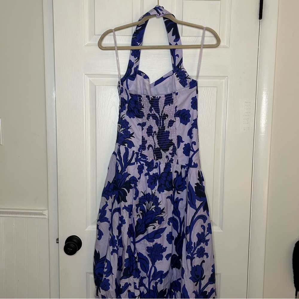 Anthropologie Maeve Halter Bubble Midi Dress - Picture 11 of 16